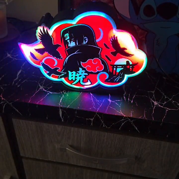 Sasuke RGB lightbox made by VortForge